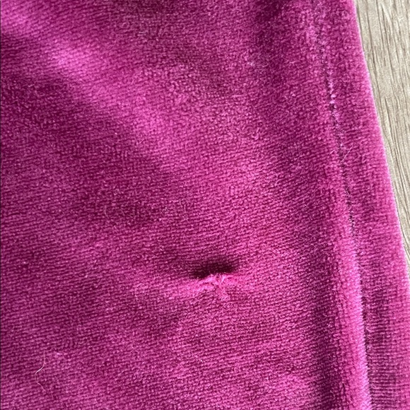 2/$10Fashion Bug Berry Velour Trousers - Picture 6 of 7